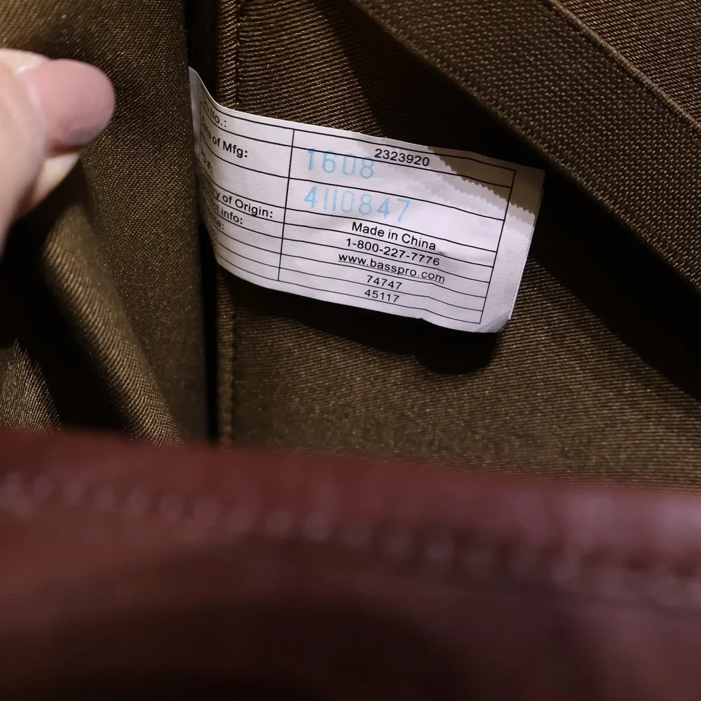 Bob Timberlake Mens Briefcase Brown Leather Messenger Bag 4110847